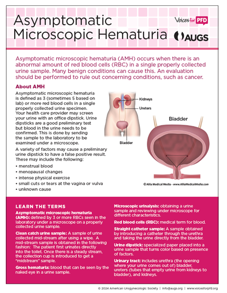 Asymptomatic Microscopic Hematuria